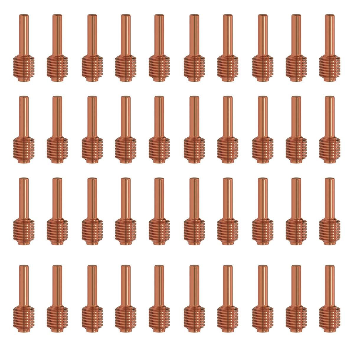 220478 Electrode, 40Pcs , For Fit Hypertherm Powermax 30 T30v Torch Plasma Consumables