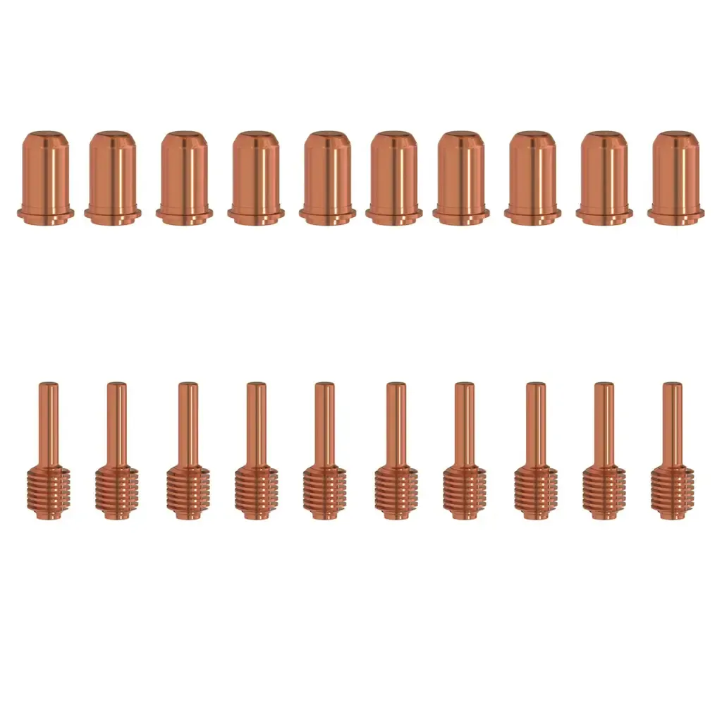  220480 Nozzle, 10Pcs, 220478 Electrode, 10Pcs , For Fit Hypertherm Powermax 30 T30v Torch Plasma Consumables