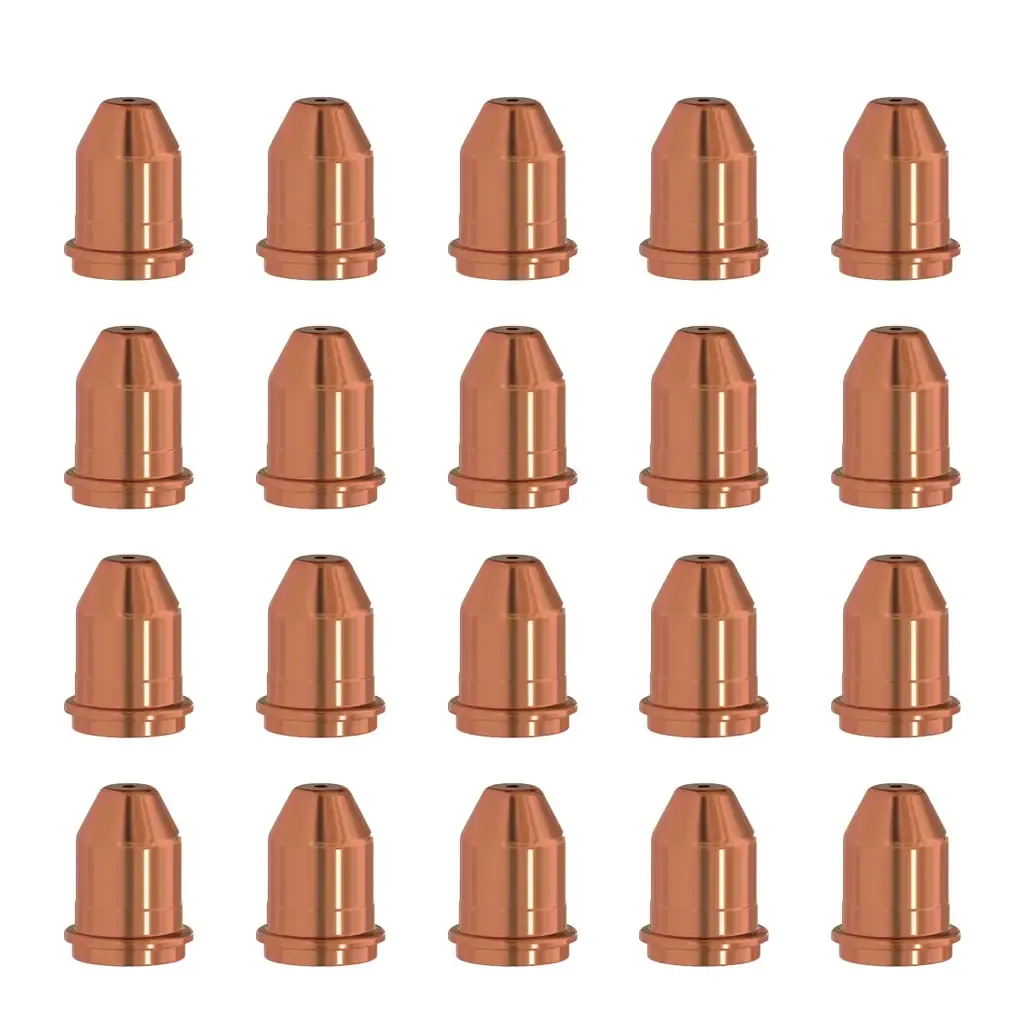220718 Unshielded cutting nozzle Tips, 20Pcs, For Fit Hypertherm Powermax 45 T45 T45M  Plasma Torch Consumables