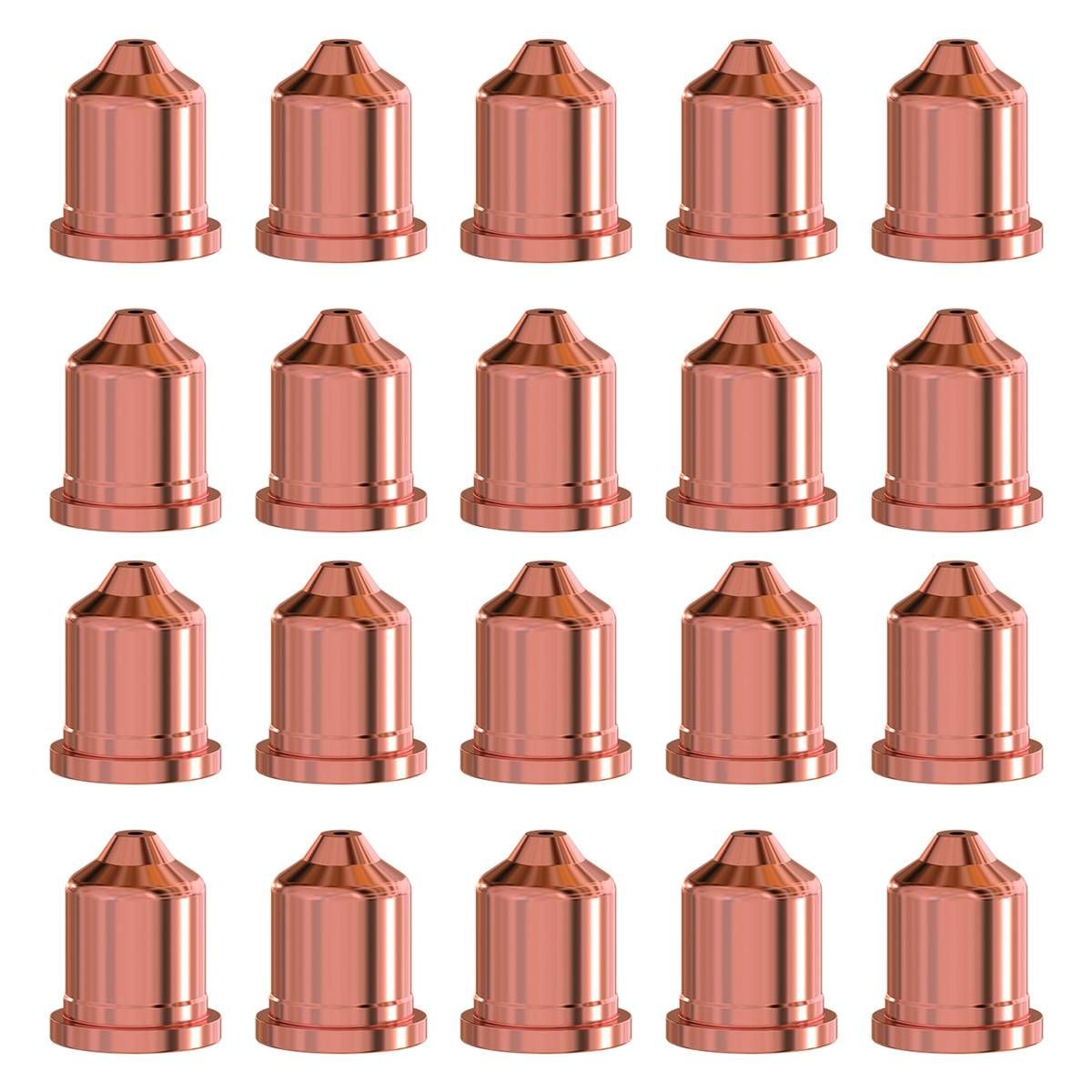 220819 65A Nozzle Tips, 20Pack, For Fit Hypertherm Powermax 45XP 65 85 105 Duramax Plasma Torch Consumables
