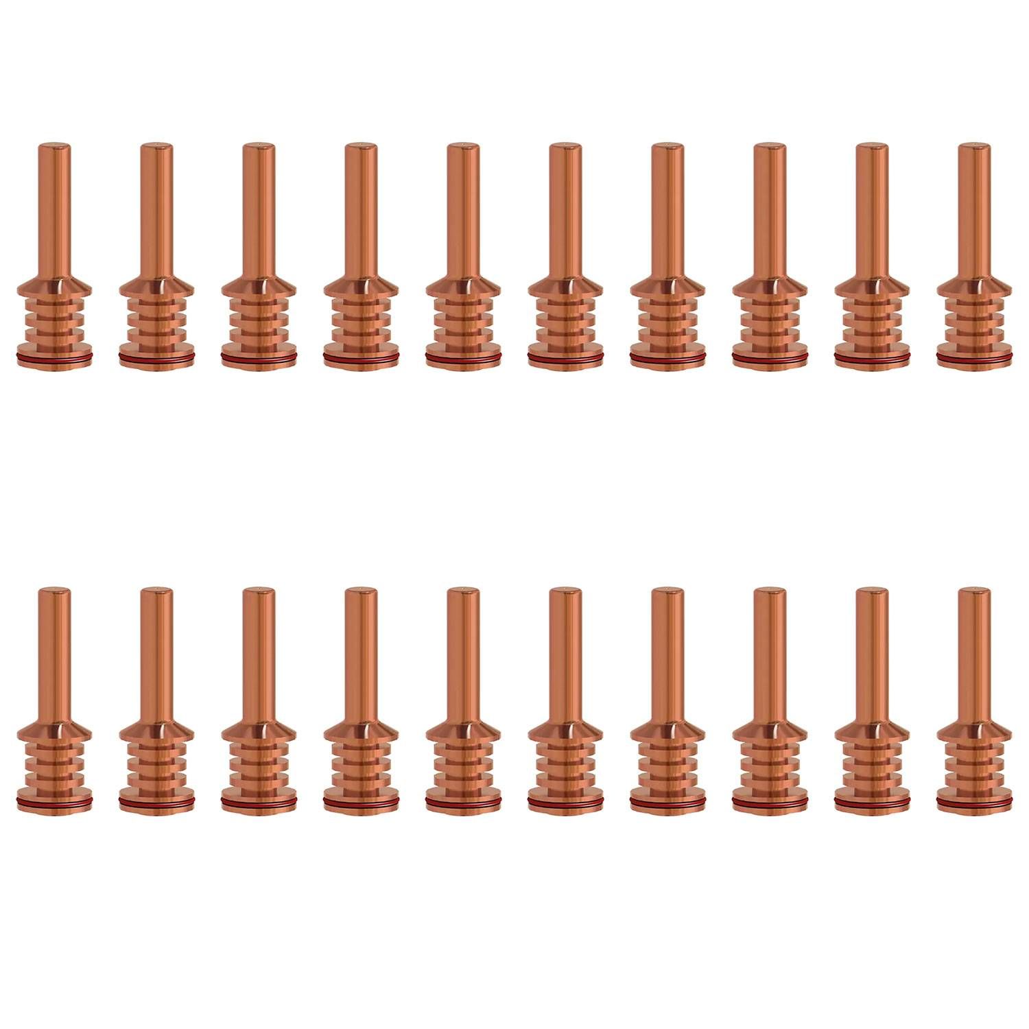 420132 Electrode, 20Pcs, For Fit Hypertherm Powermax 30AIR T30 Torch Plasma Consumables
